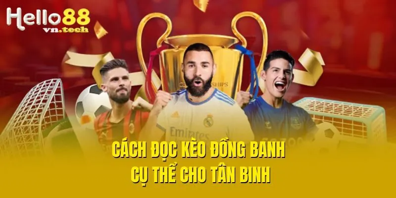 Cách đọc kèo đồng banh cụ thể cho tân binh
